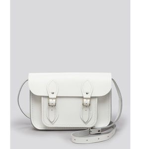 11 inch Cambridge Satchel - White